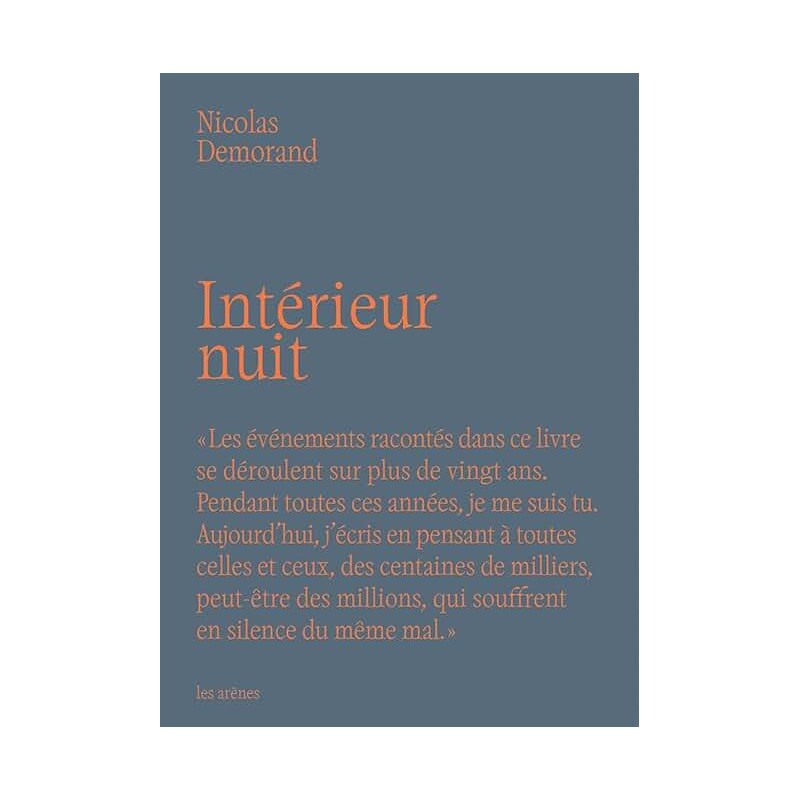 INTERIEUR NUIT Auteur(s): DEMORAND NICOLAS