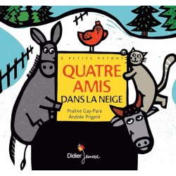 QUATRE AMIS DANS LA NEIGE